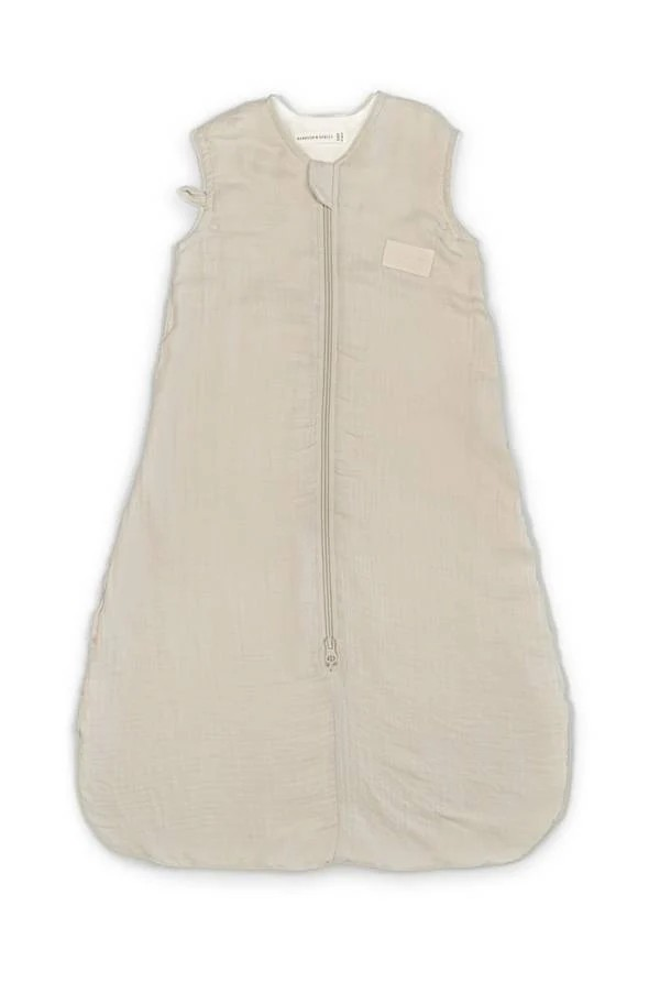 Sacco a pelo estivo in cotone bambù marrone cammello