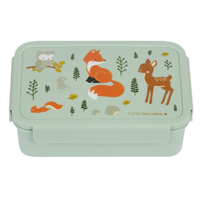 Lunchbox A Little Lovely Company plastica verde