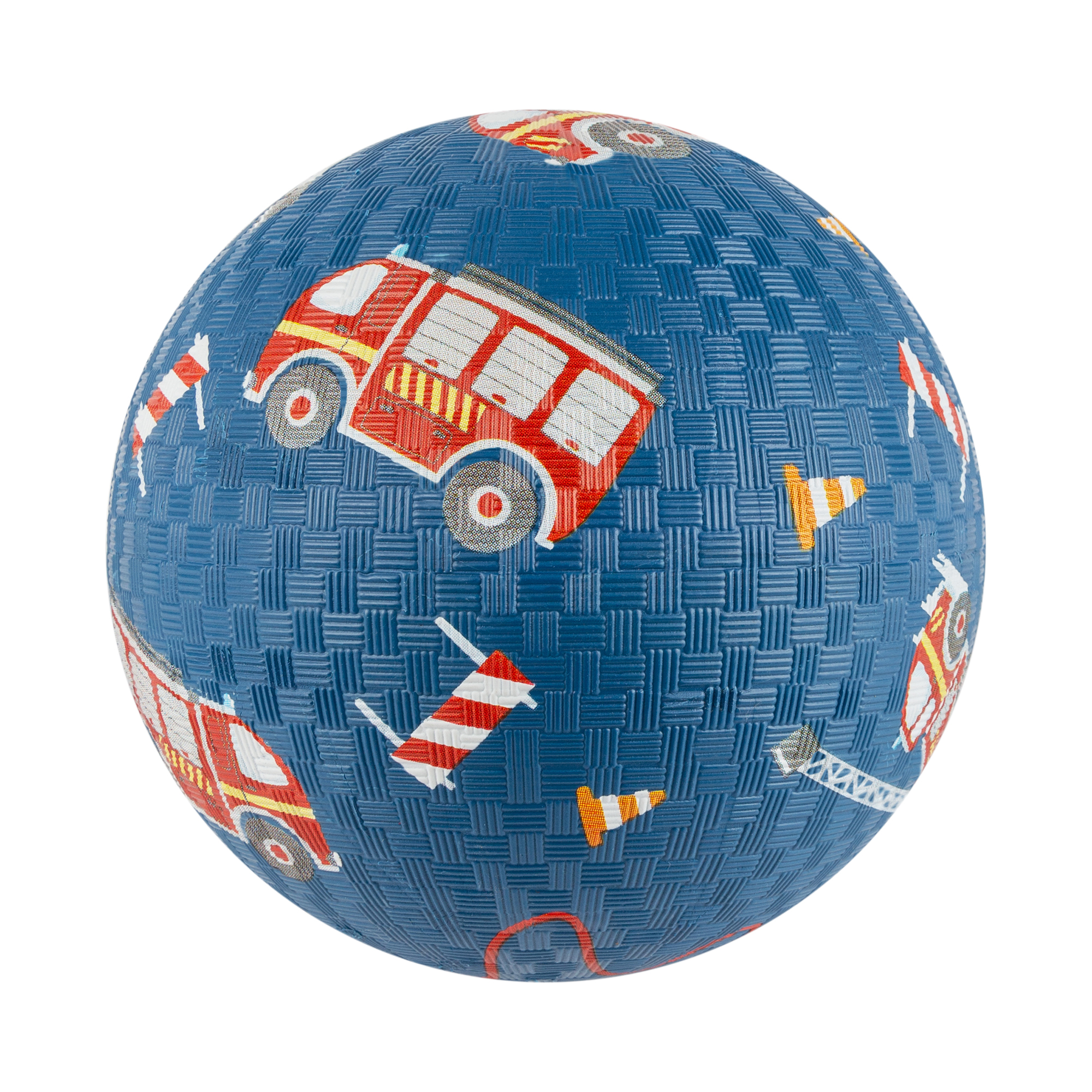 Kautschukball Feuerwehr blau
