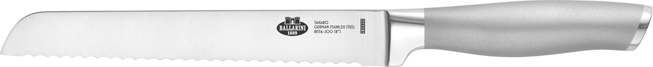 Brotmesser Tanaro silber Metall