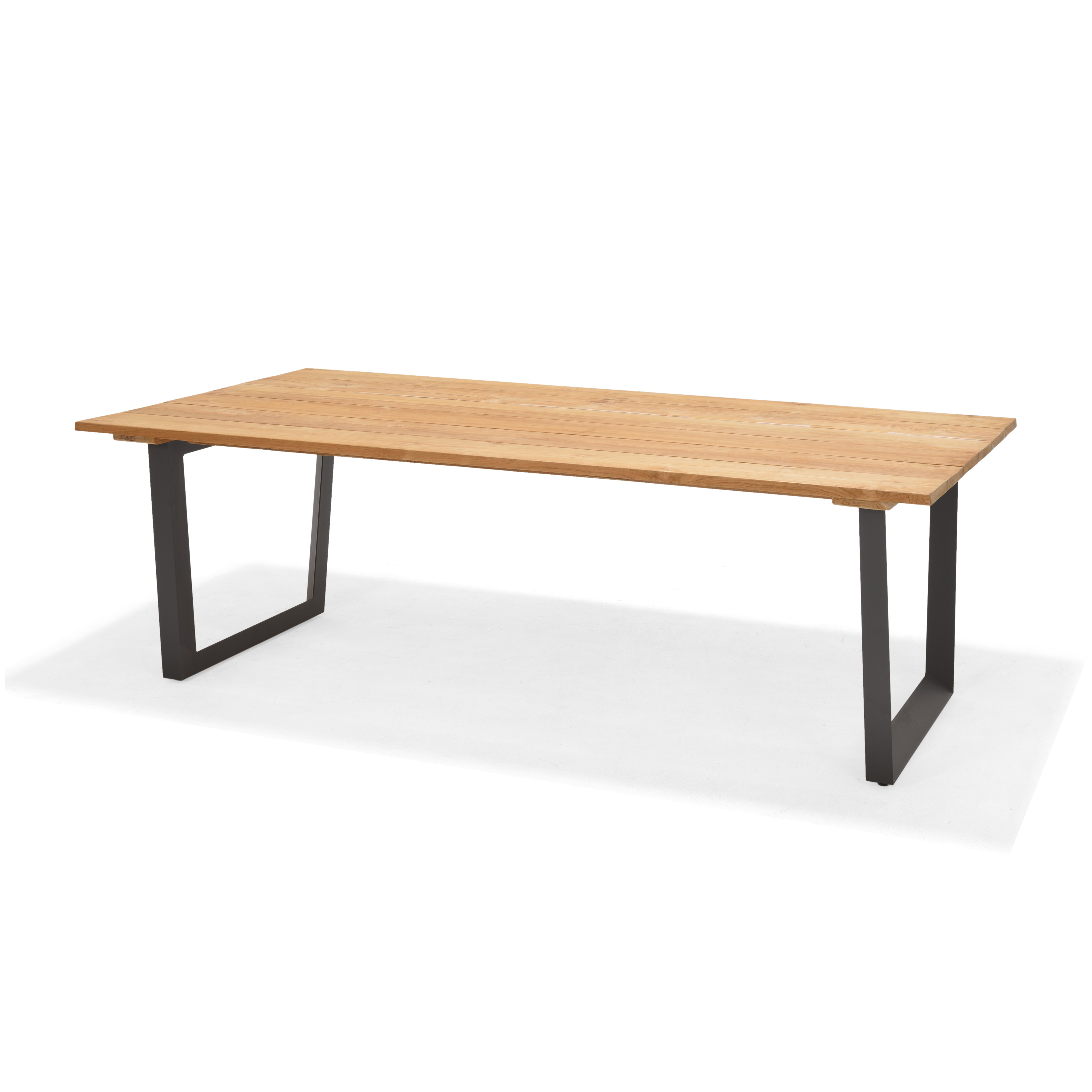 Outdoor Tavolo Palau legno marrone alluminio