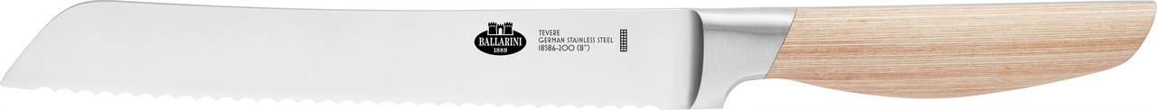 Brotmesser Tevere braun Metall