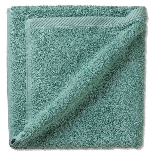 Asciugamano da doccia Ladessa verde giada 100% cotone