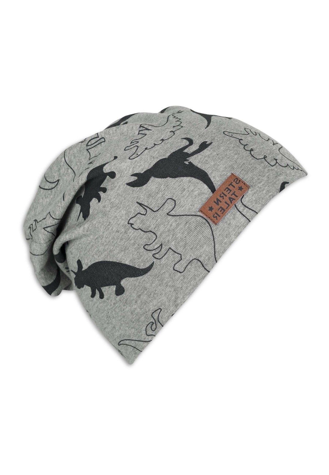 Berretto bambino dinosauro argento ragazzo