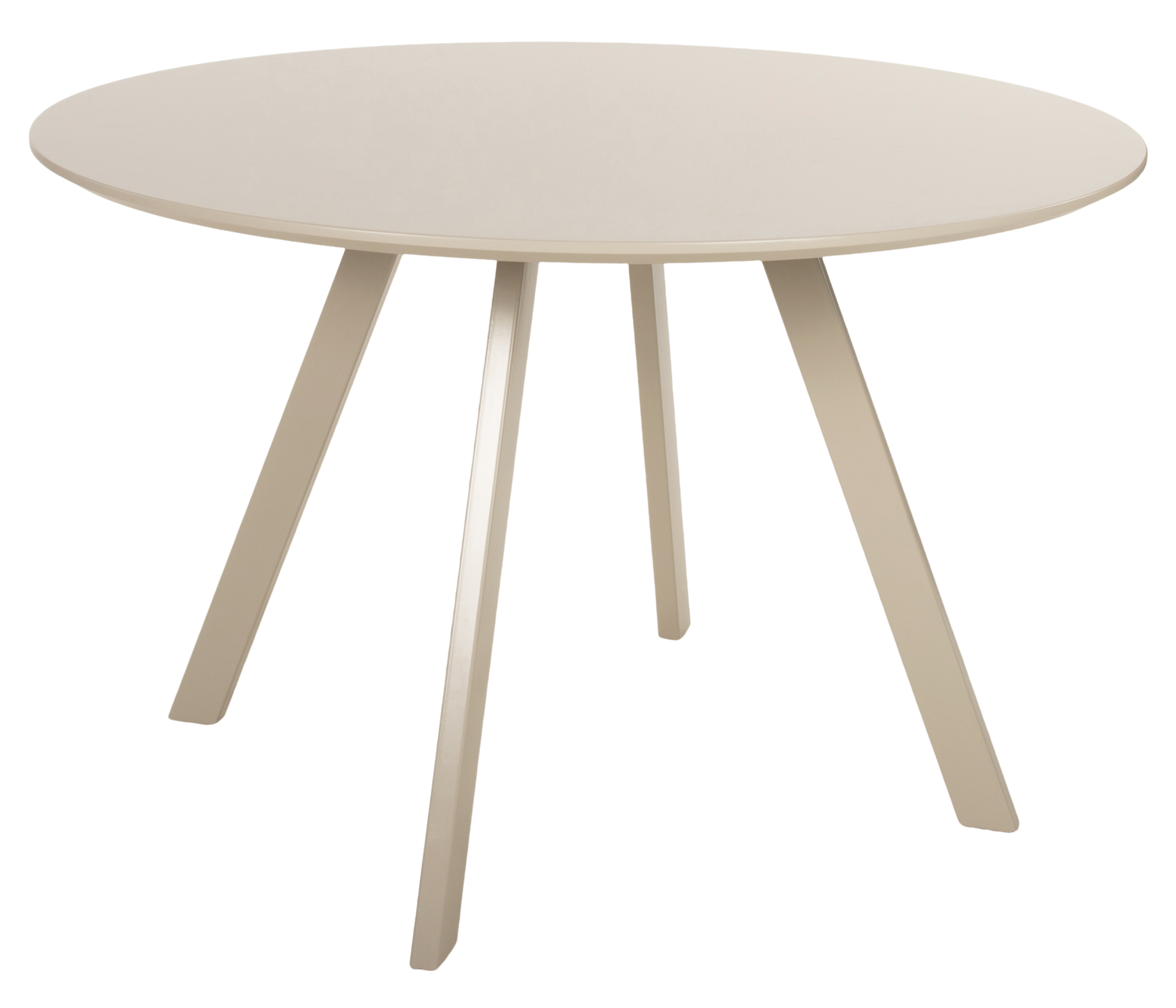 Esstisch Pina taupe Holz Metall