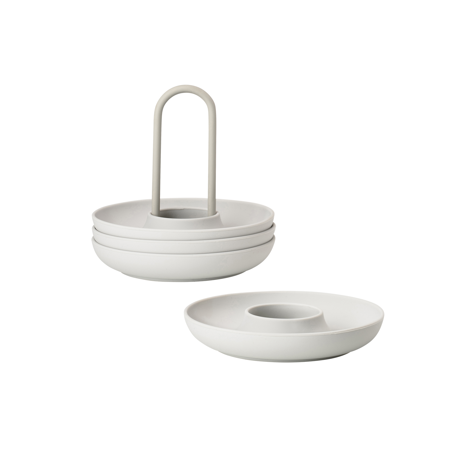 portauovo Singles   grigio 