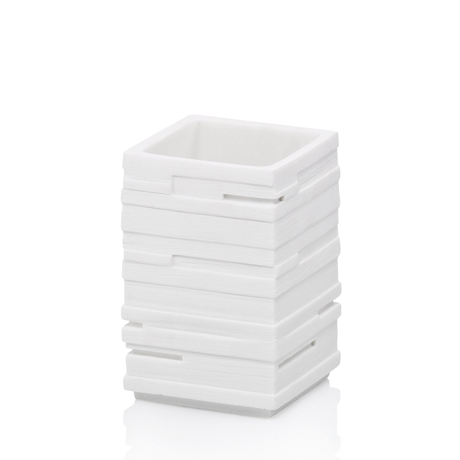 Becher Posidon weiß Polyresin