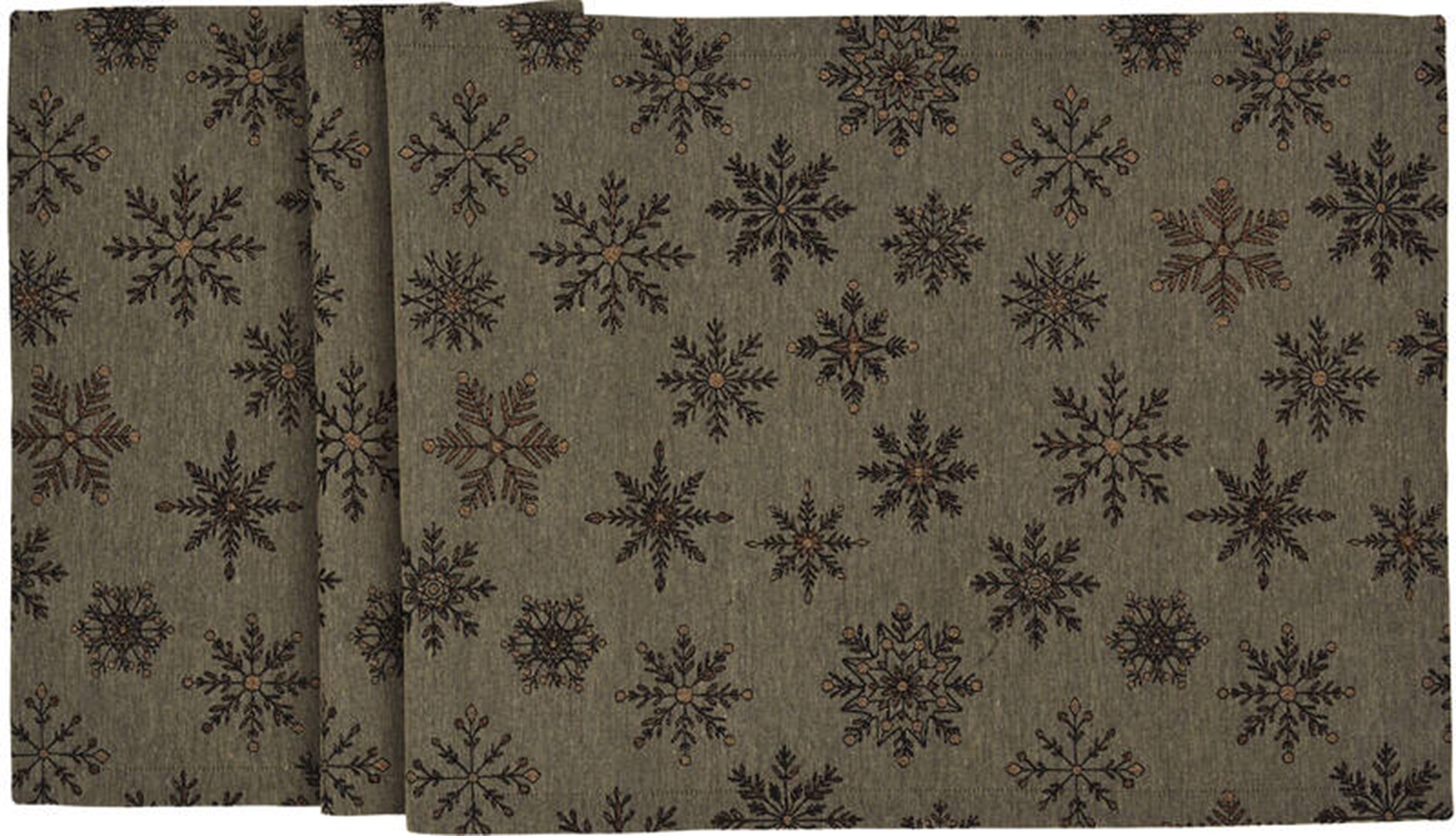 Cristallo buio Tischläufer coffee