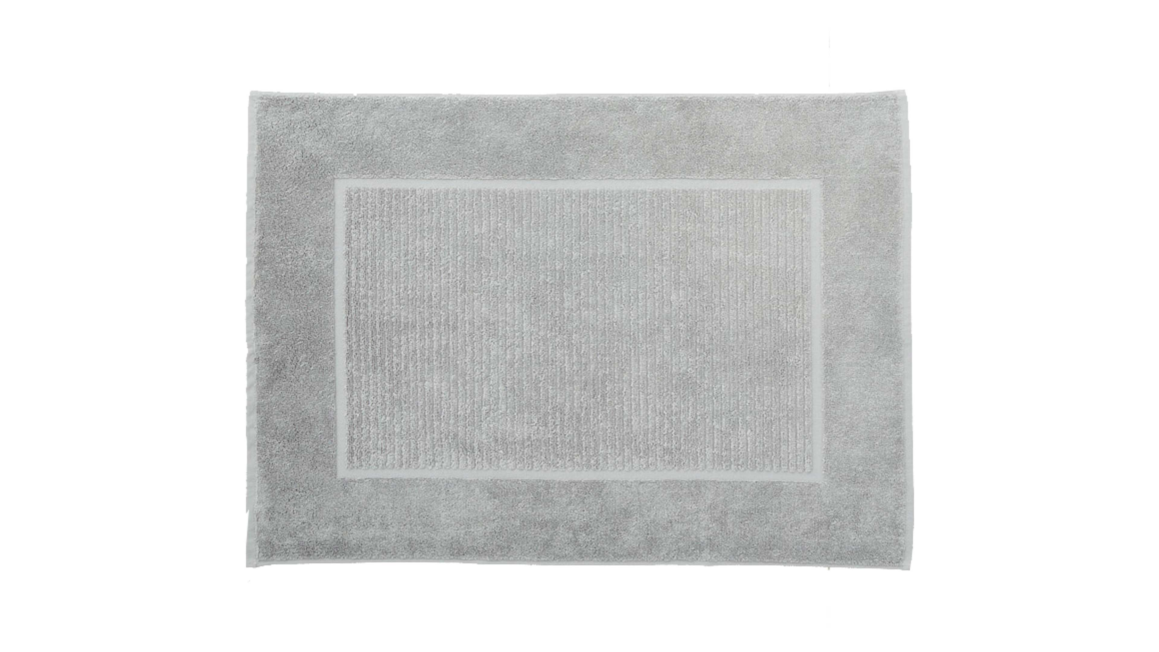Badvorleger Interliving 9108 Silver Baumwollgewebe