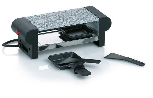 Raclette/stein Splügen schwarz Granit