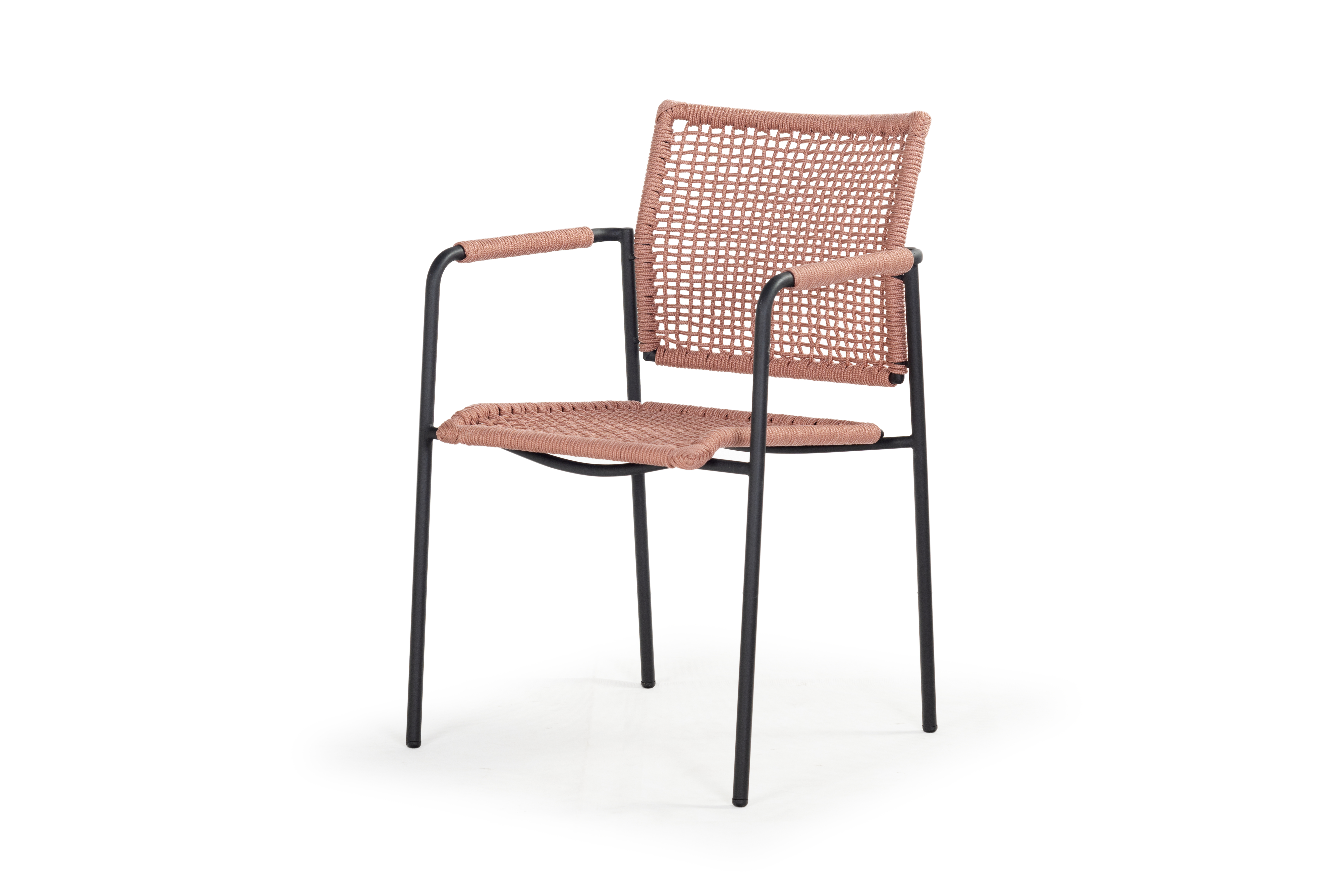 Outdoor Stuhl Erro rosa Stoff Stahl
