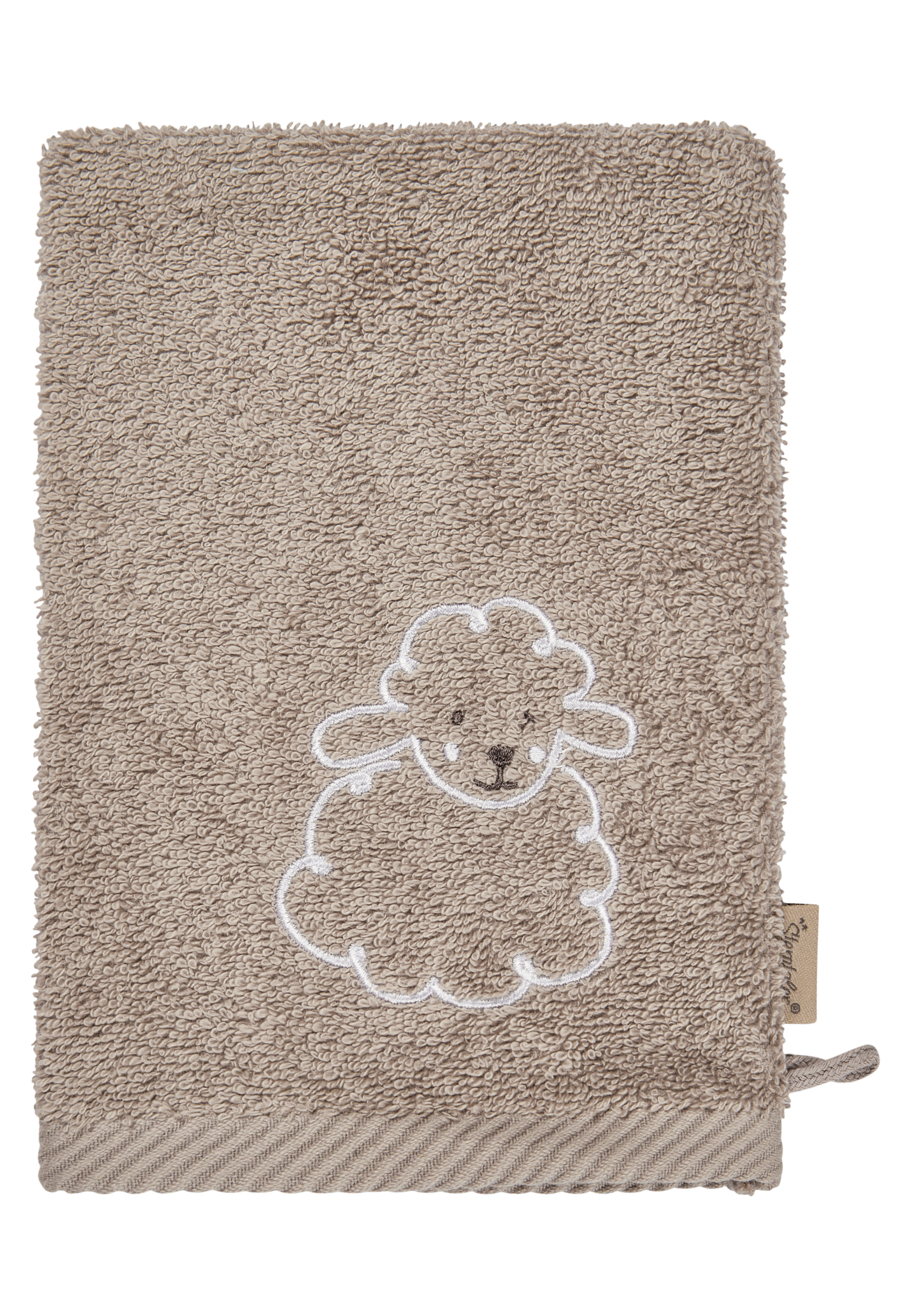 Waschlappen DP sand Unisex