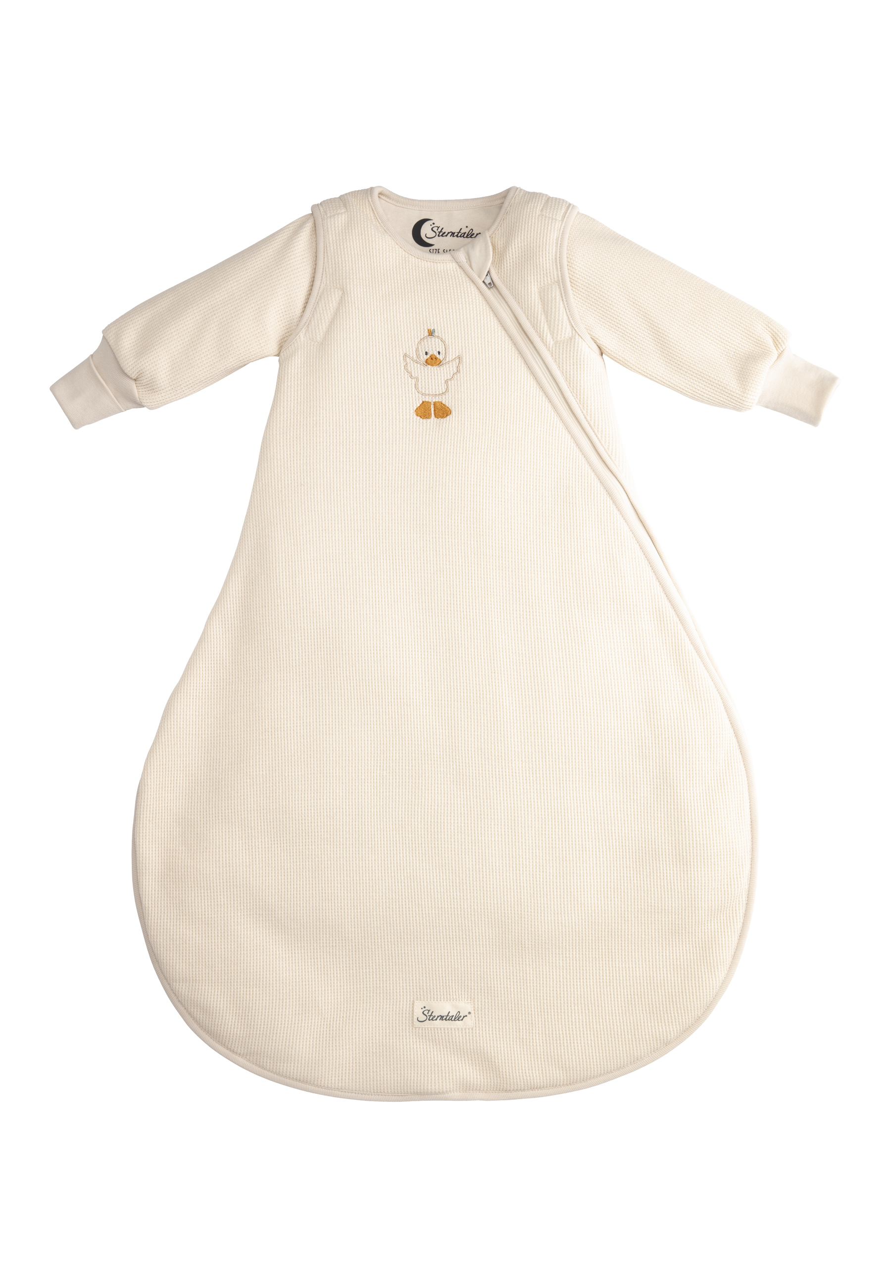 Schlafsack m. Armen 110cm ecru Unisex