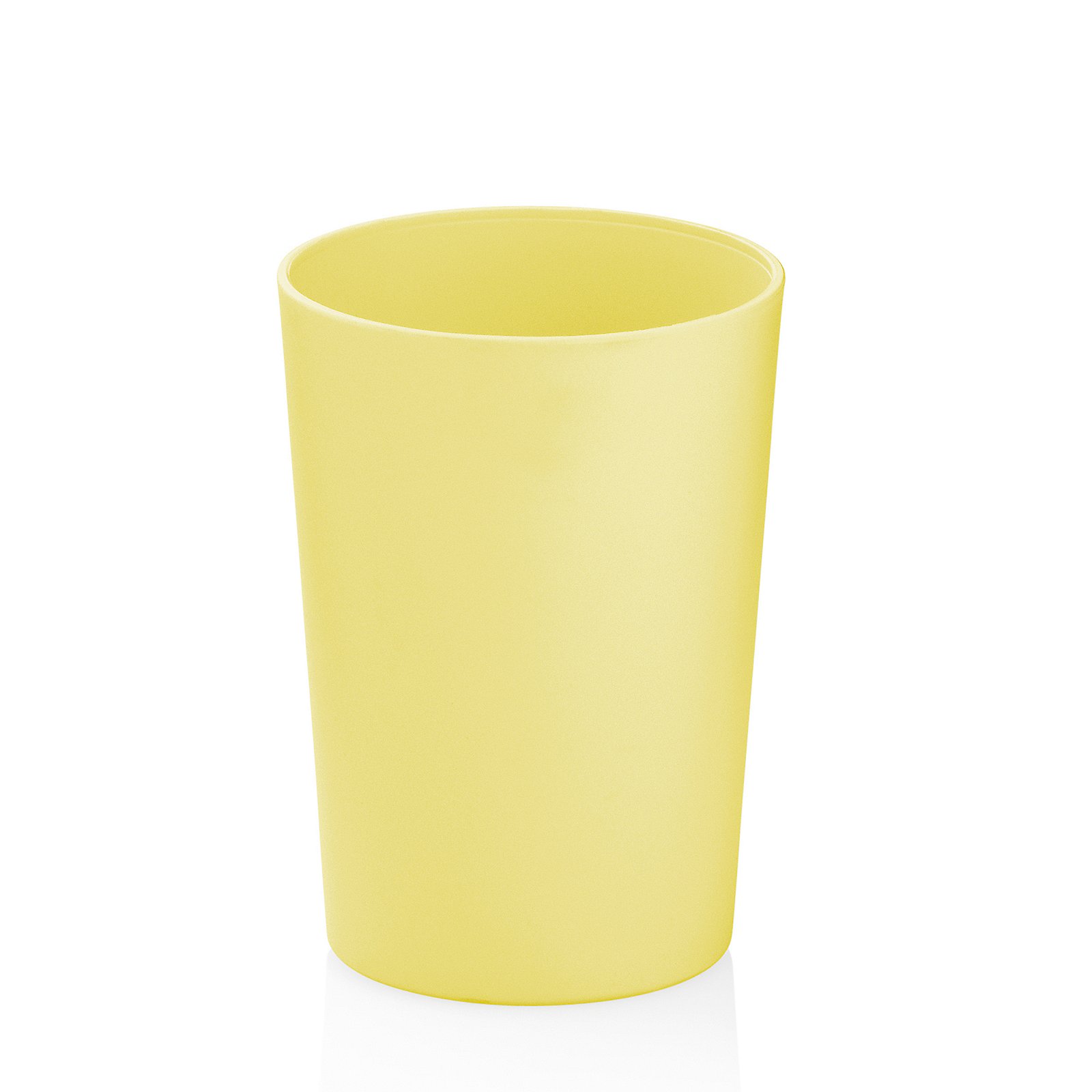 Becher Marta sonnengelb Kunststoff