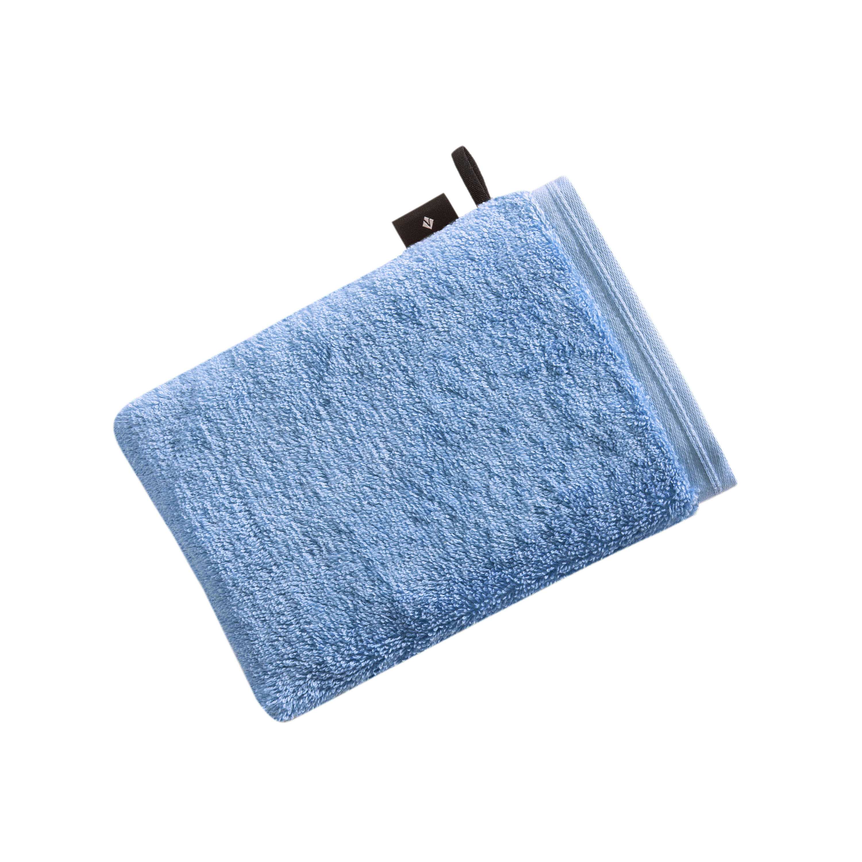 Waschhandschuh Vegan Life blau