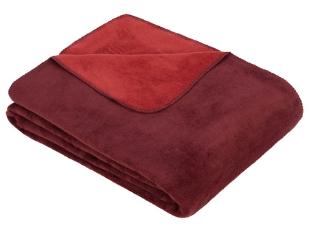 Doubleface Decke Dublin rot Polyester