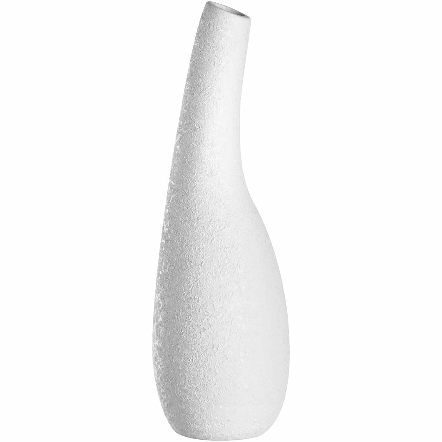 Vase LUMINOSA weiß geschwungen