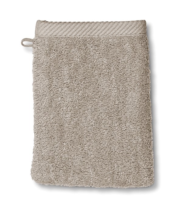 Waschhandschuh Ladessa silbergrau 100% Baumwolle