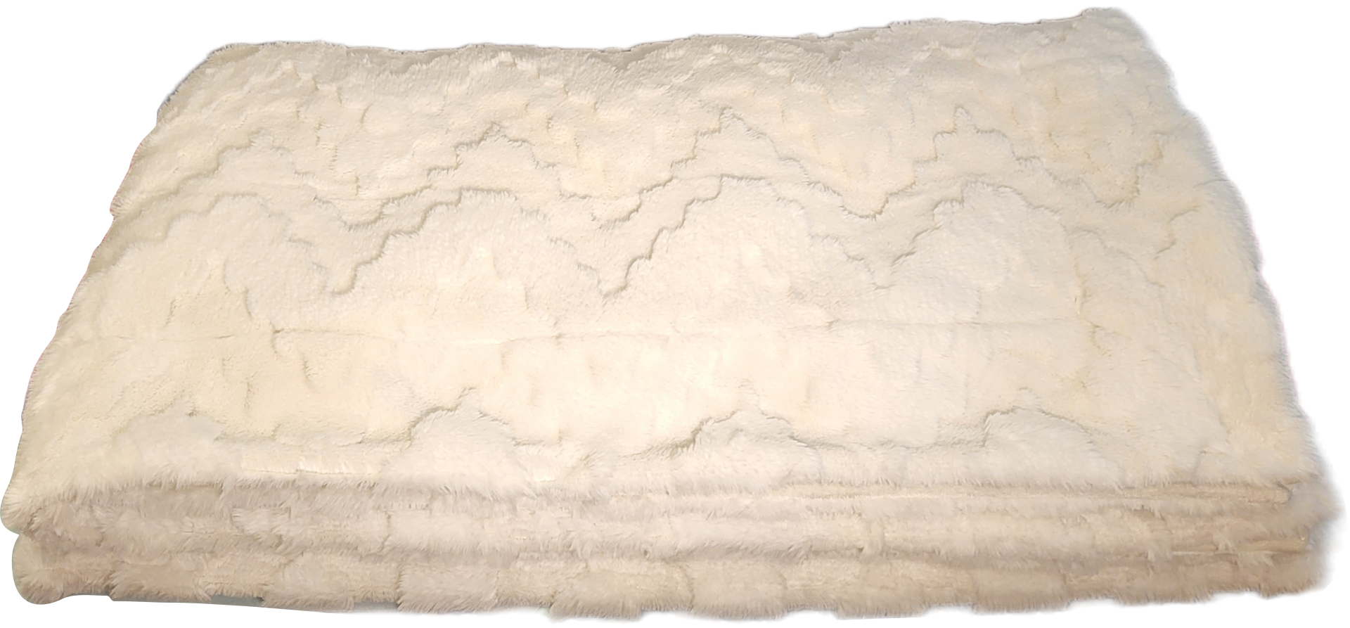 Coperta Matea in poliestere offwhite