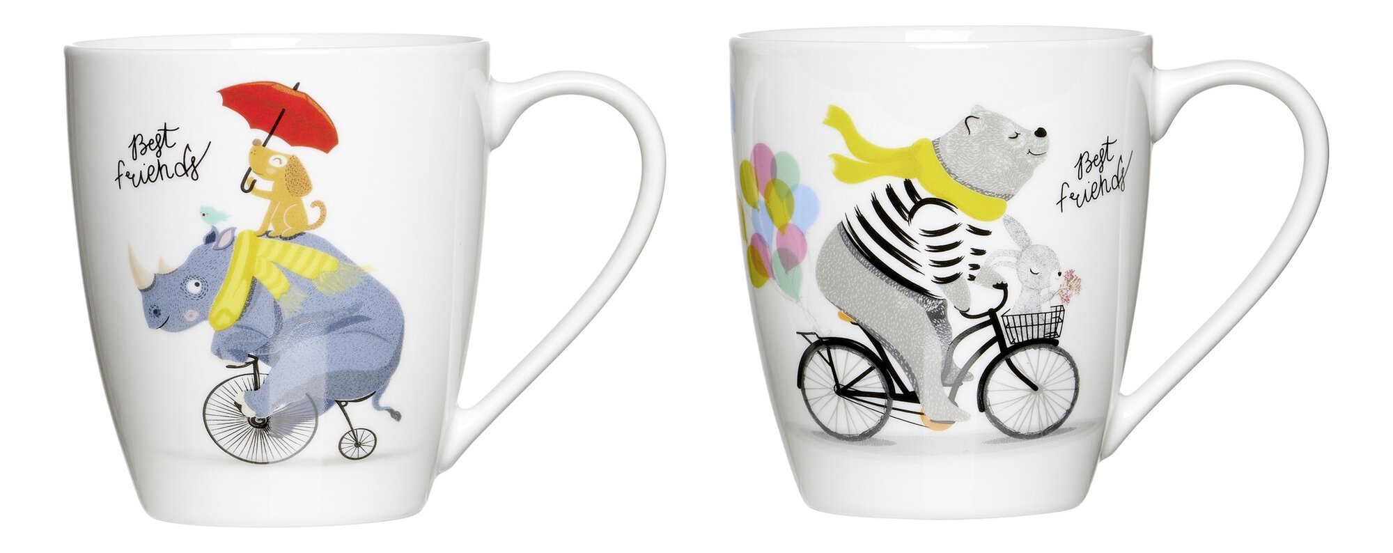 Tazza FREUNDE Bianco|Colorato