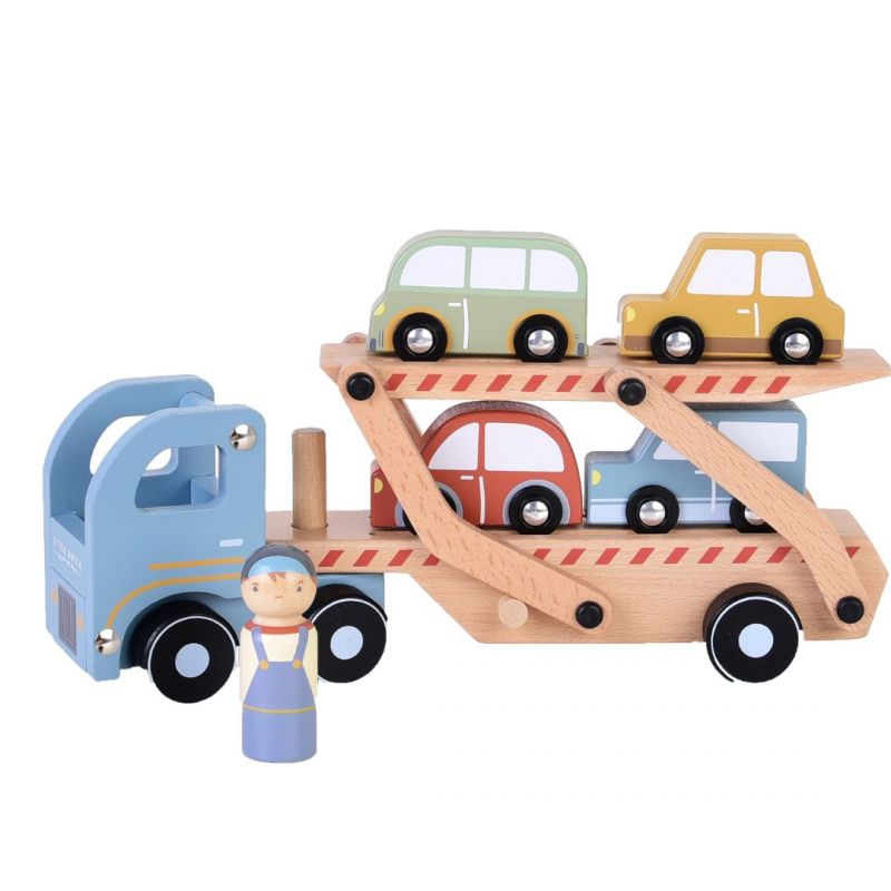 Holz-LKW Little Dutch mehrfarbig Holz