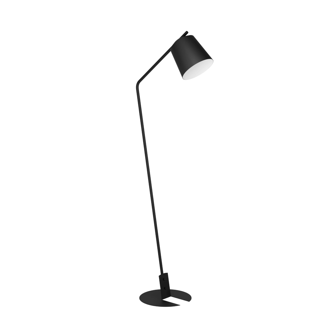 Lampada da terra Roomio No.9810 in metallo nero