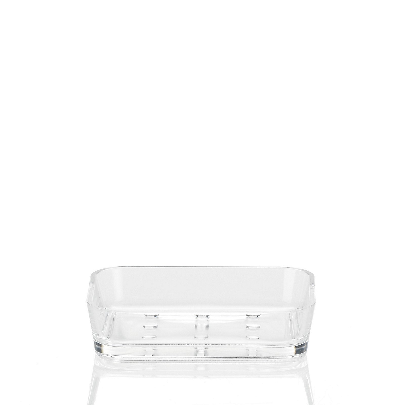 Seifenschale Kristall transparent PS-Kunststoff