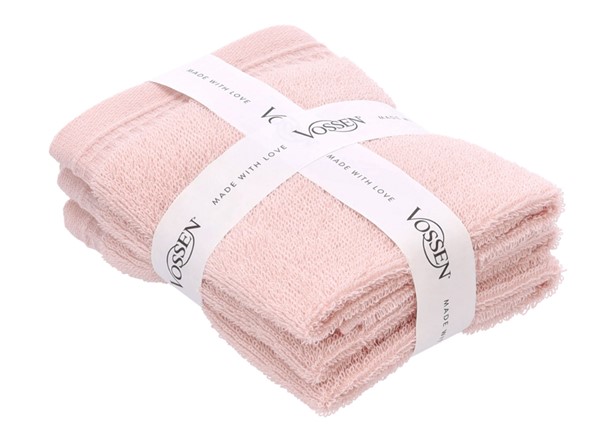 SET 3xGesichtstuch Detox Time rosa SuperSoft Frottee