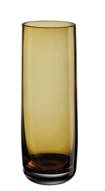 Vase Ajana gelb Glas