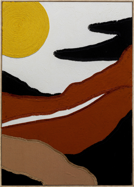 Quadro su tela Quadri artistici Sunrise multicolore poliestere poliresina