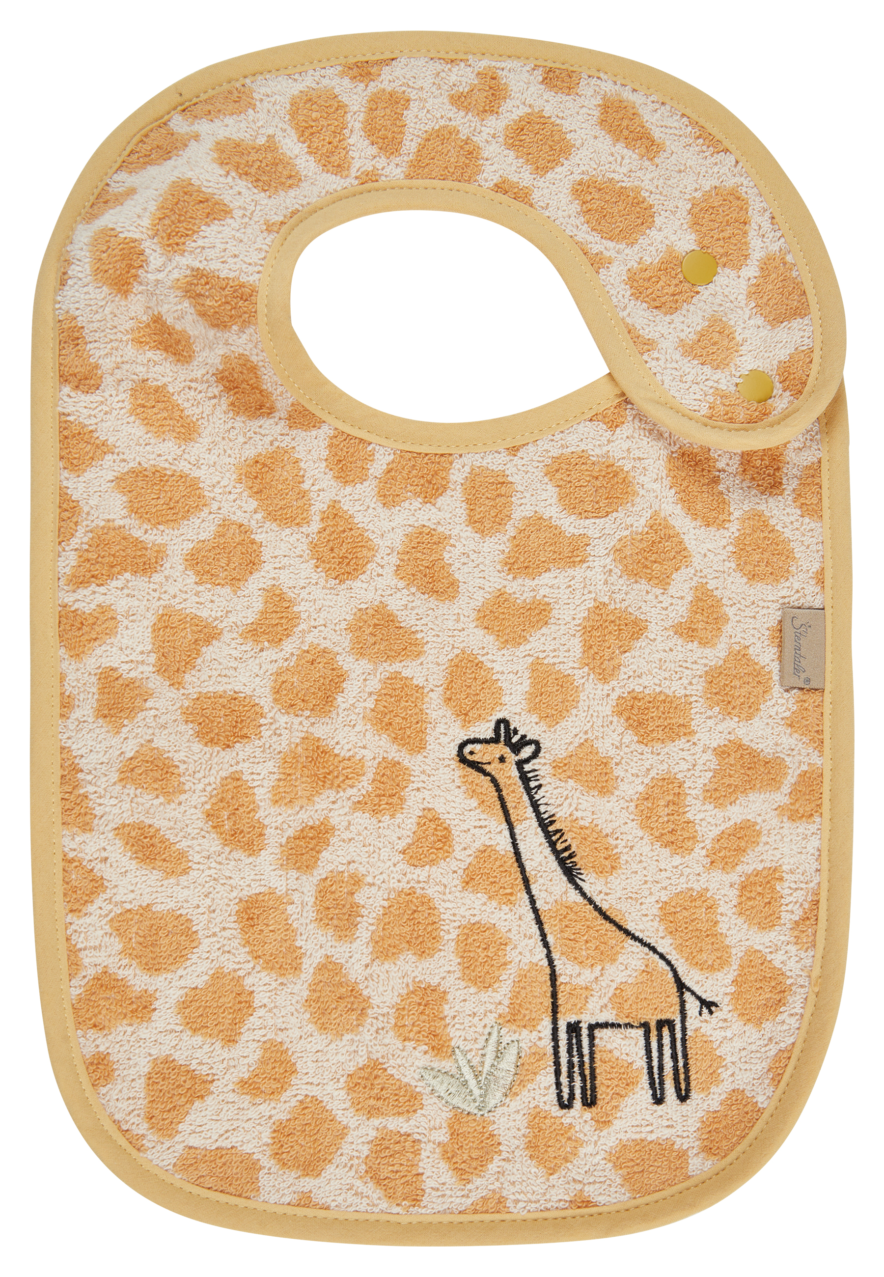 Lätzchen Giraffe Kaya beige Baumwolle Polyester