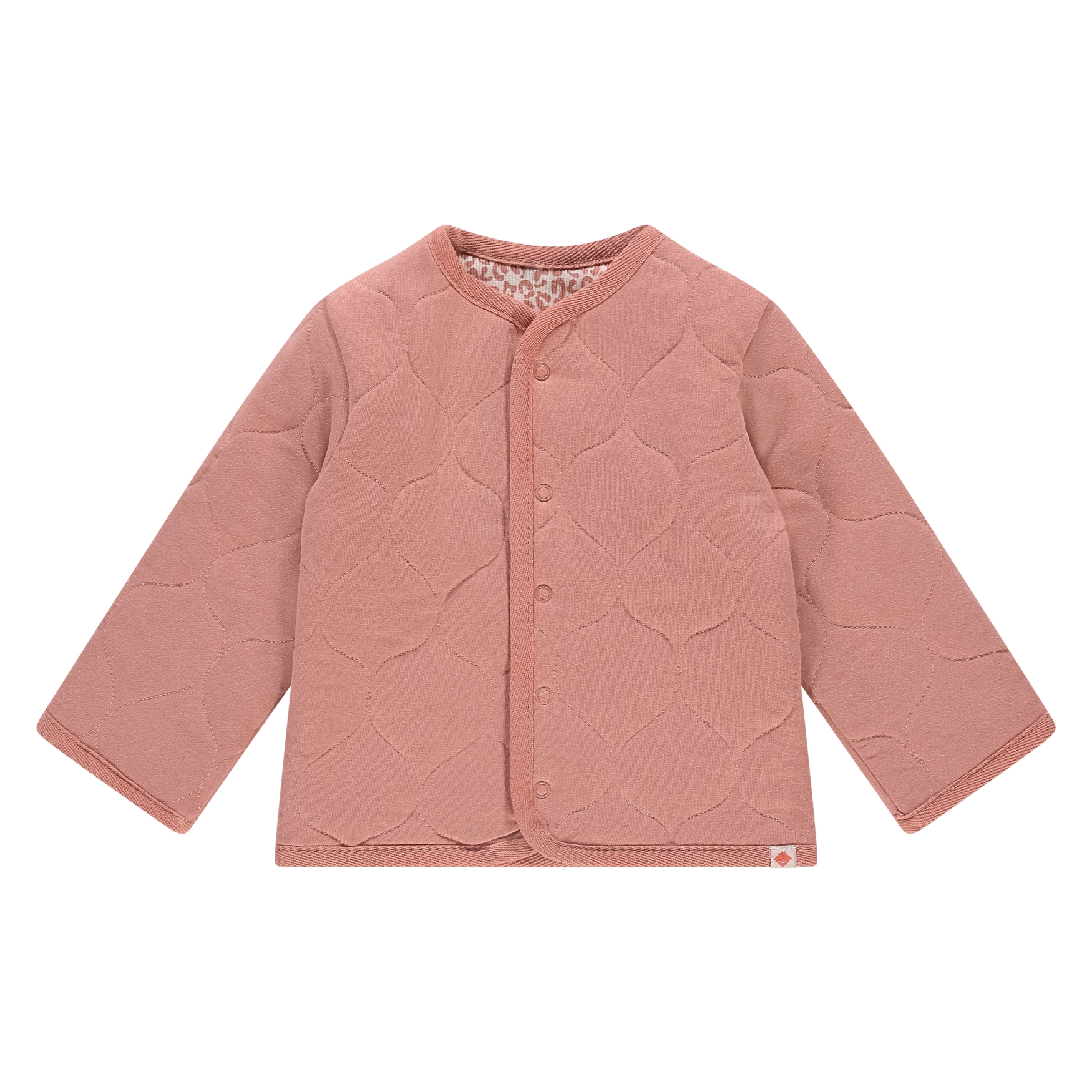 Giacca cardigan bambina rosa cotone spandex