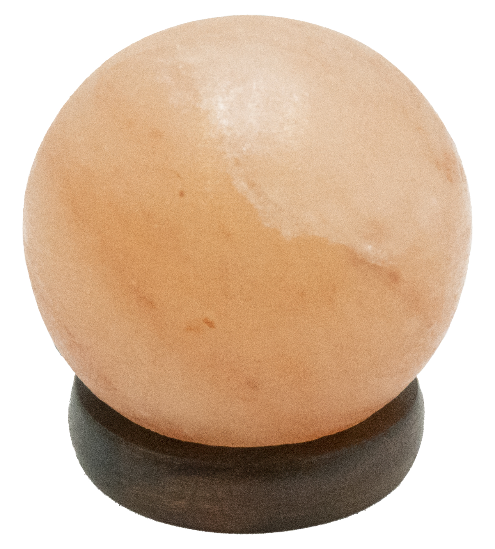 Tischleuchte Stone orange Salzkristall