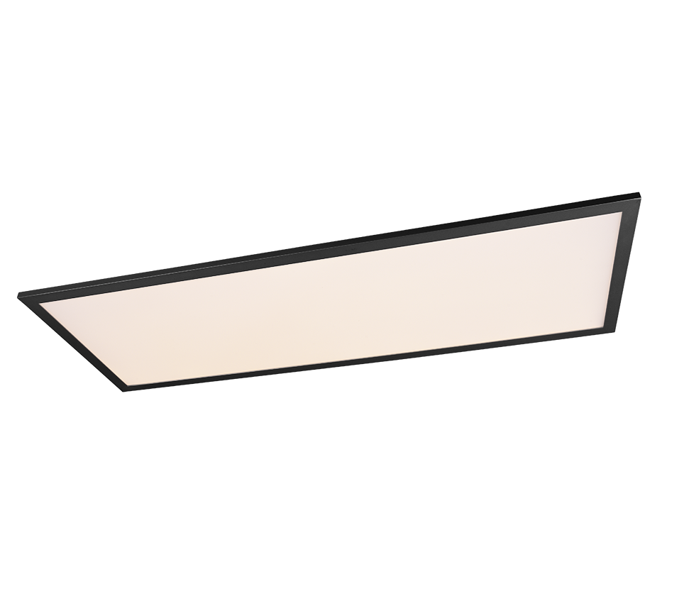 Deckenleuchte Alpha schwarz matt Metall