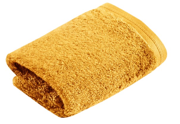Seiftuch Vegan Life gelb Frottee