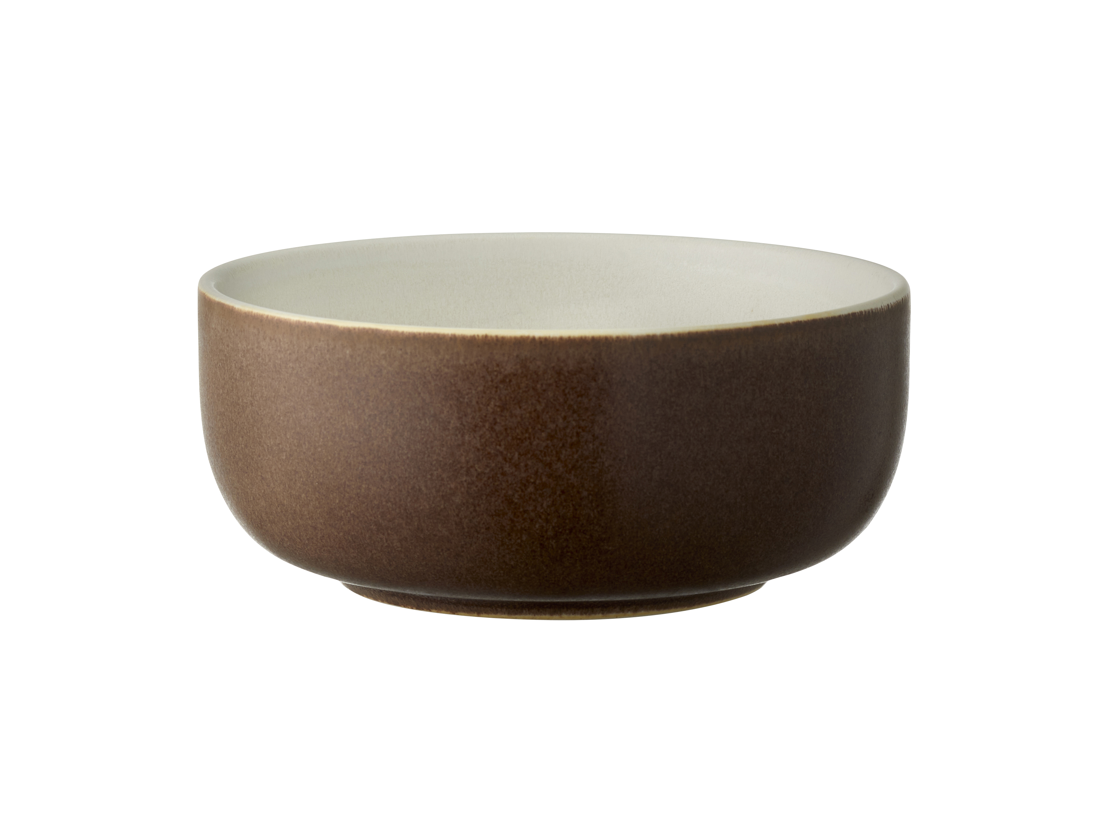 Schale North 11cm Matte bark/Matte white Steinzeug