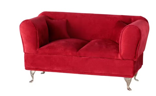 Scatola per gioielli Canape materiale misto rosso scuro