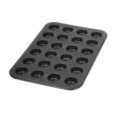 Muffinform 24er Tradition Dr Oetker schwarz Metall