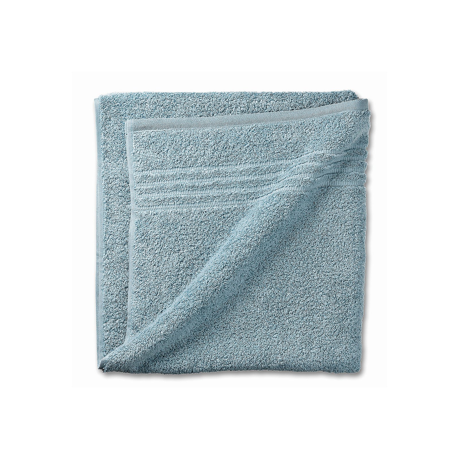 Saunatuch Leonora nebelblau 100% Baumwolle Premium