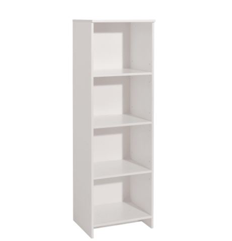 Scaffale Nils in legno bianco