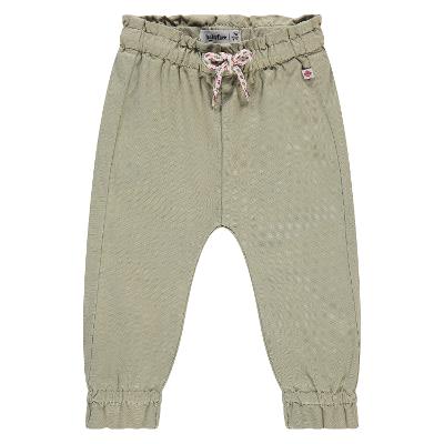 Pantaloni Baby Babyface verde cotone elastan