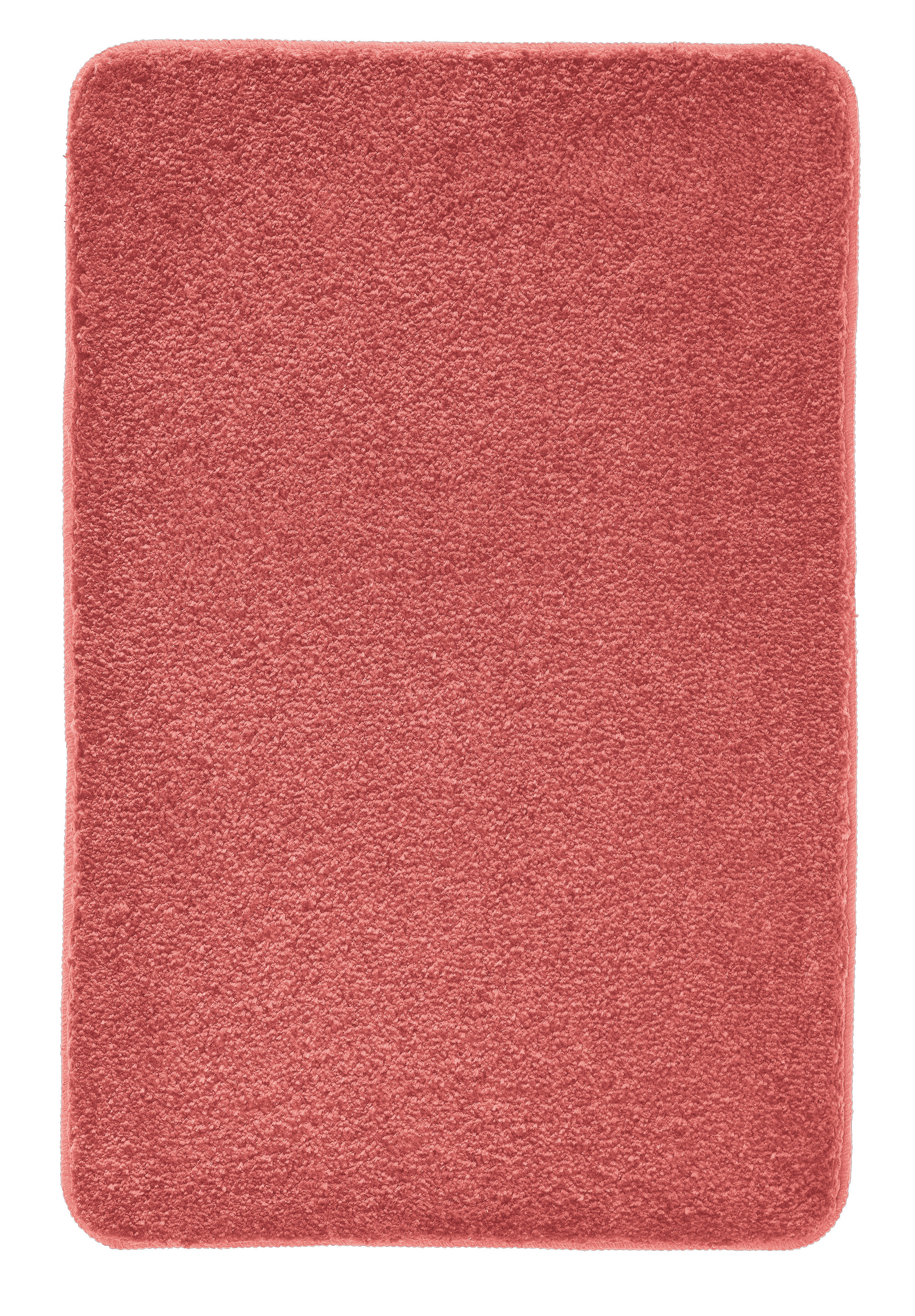 Tappeto da bagno Meadow in poliestere rosso