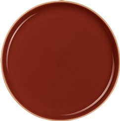 Piatto da dessert aragosta SEMANA gres rosso lucido
