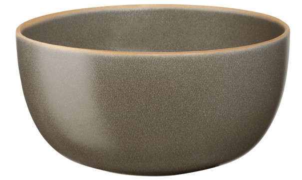 Salatschale Saisons anthrazit matt Steinzeug