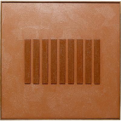 Quadro su tela Art Row marrone cotone legno acrilico