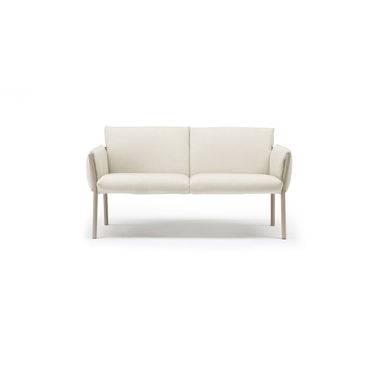 Outdoor Loungesofa Brezza beige Stoff Stahl