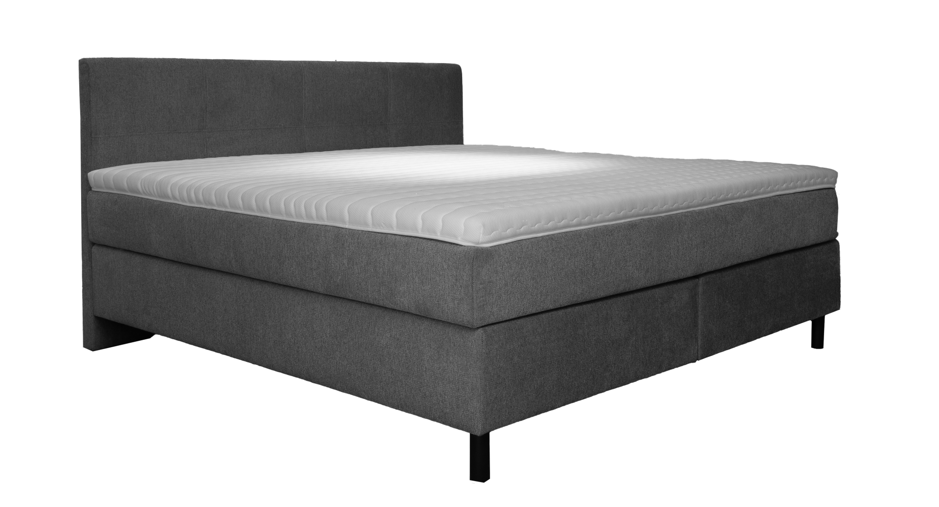 Letto a molle Karat 3 tessuto tortora