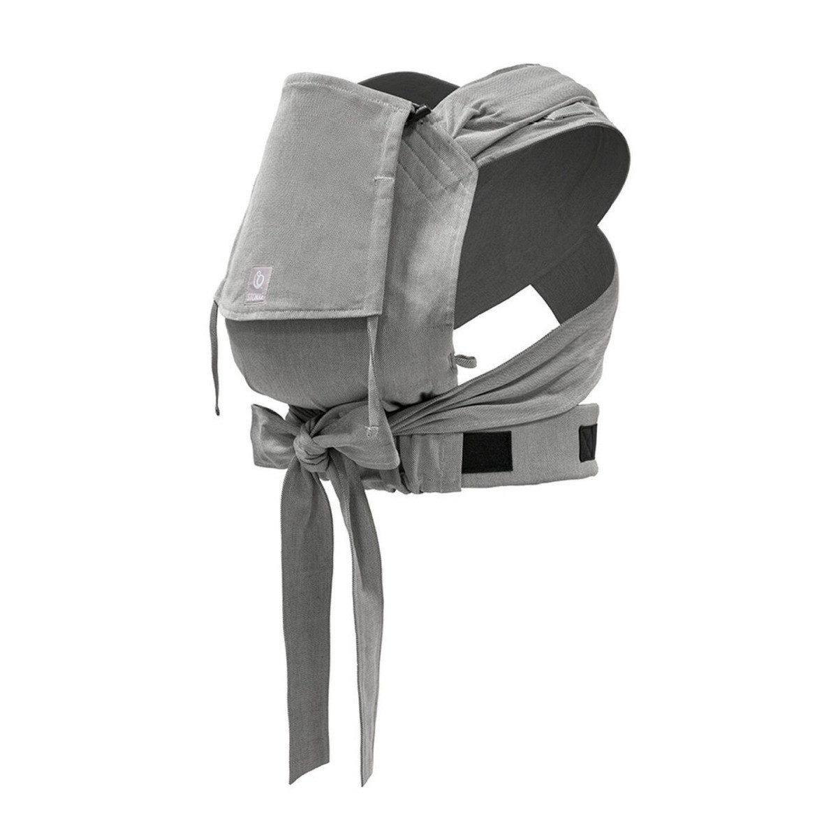 Marsupio in tessuto grigio Limas