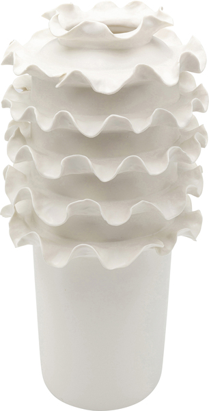 Vase Viento weiß Porzellan