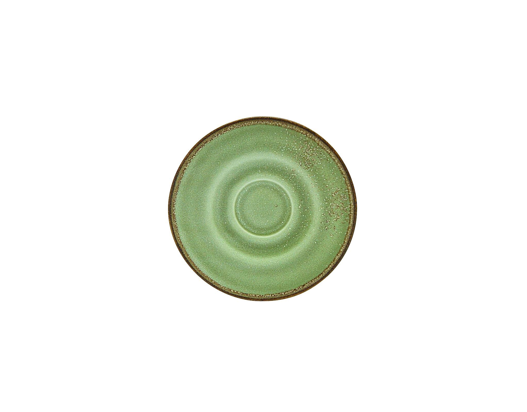 Piattino NATURE COLLECTION Verde L0/H2/D15cm